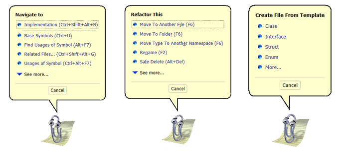 Clippy for ReSharper