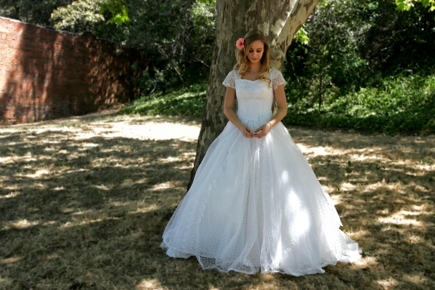 Vintage Wedding Dress, ball