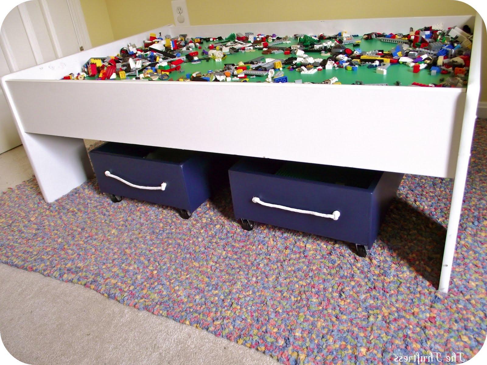 Now we use it as a Lego table