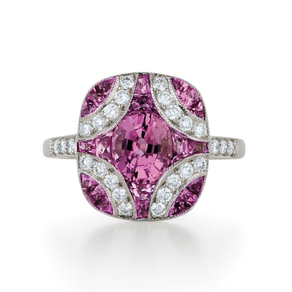 Large argyle pink sapphire and