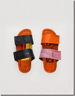 02. Hand-painted sandals for Le Bon Marché