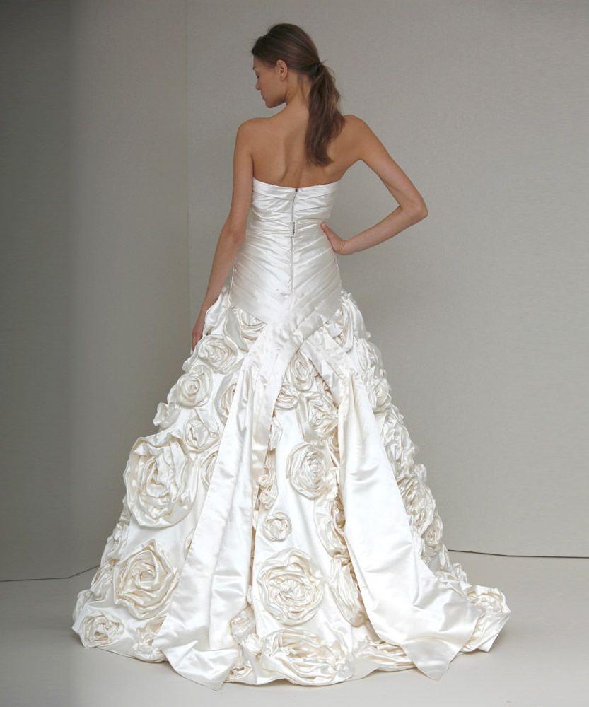 Monique Lhuillier Rose Wedding