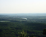 View of Dickerson, Maryland, from the summit of Sugarloaf Mountain near Barnesville, Maryland.