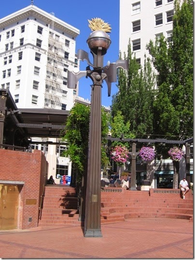 IMG_3279 Weather Machine at Pioneer Courthouse Square in Portland, Oregon on September 7, 2008