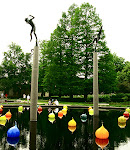 Pond in the Botanical Garden, St. Louis, Missouri.