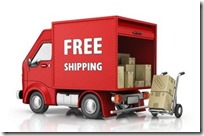 free shipping truck red