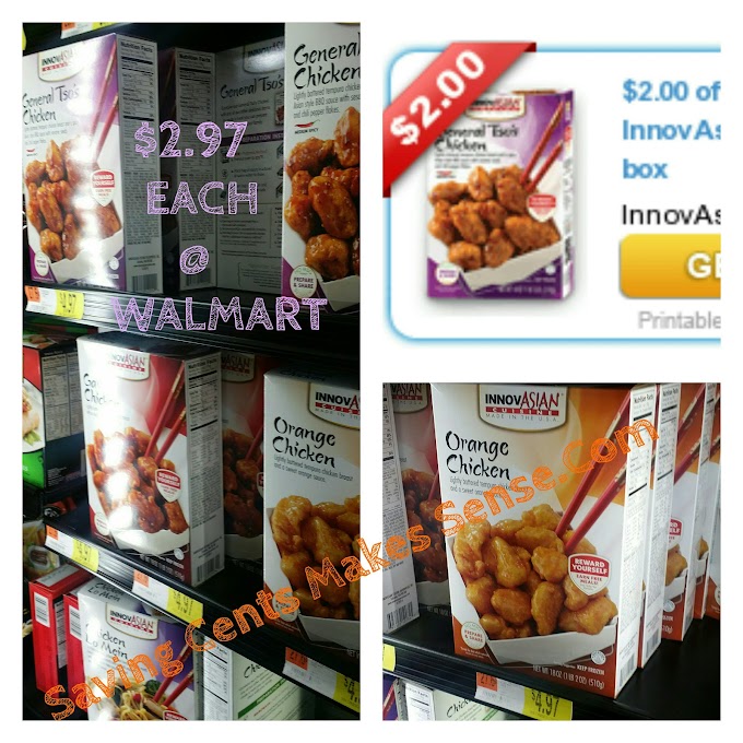 #Walmart: #InnovaAsian #Cuisine Only $2.97 With this $2 Off Coupon here!
