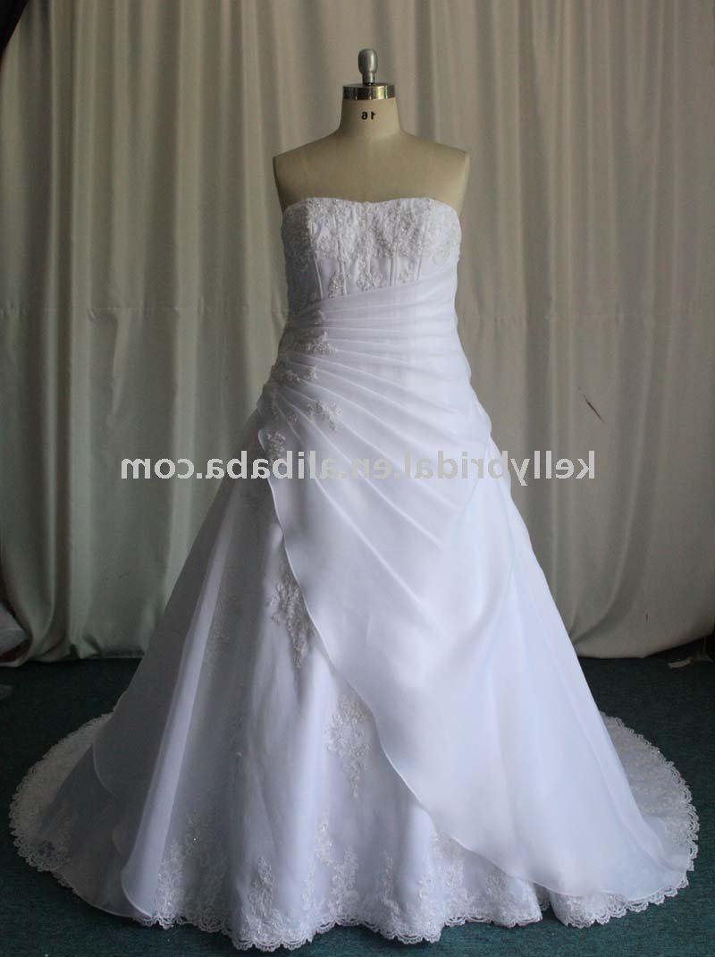 See larger image: newly romantic small chest wedding dress 9689