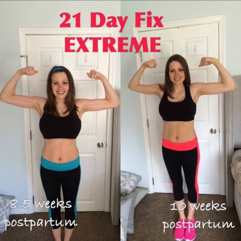 My 21 Day Fix Extreme Results on Day 10