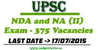 UPSC-NDA-NA-II-Exam-2015