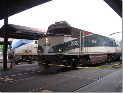 IMG_0732 Amtrak Cascades NPCU #90250 at Union Station in Portland, Oregon on May 10, 2008