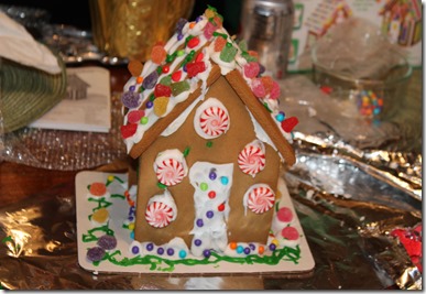 Zoey's gingerbread house