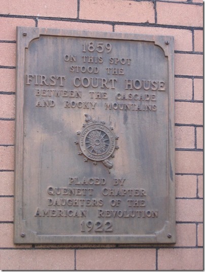 IMG_6403 City Hall Plaque in The Dalles, Oregon on June 10, 2009