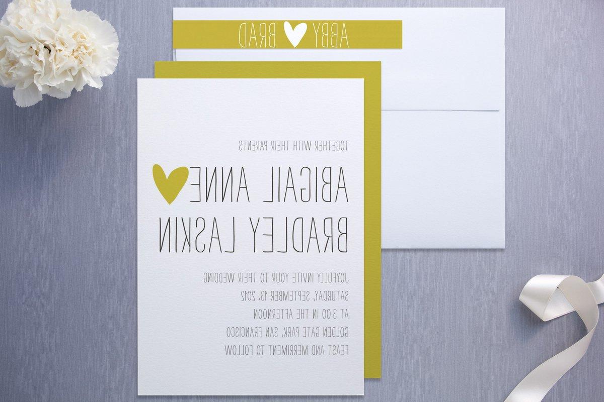 These wedding invitations