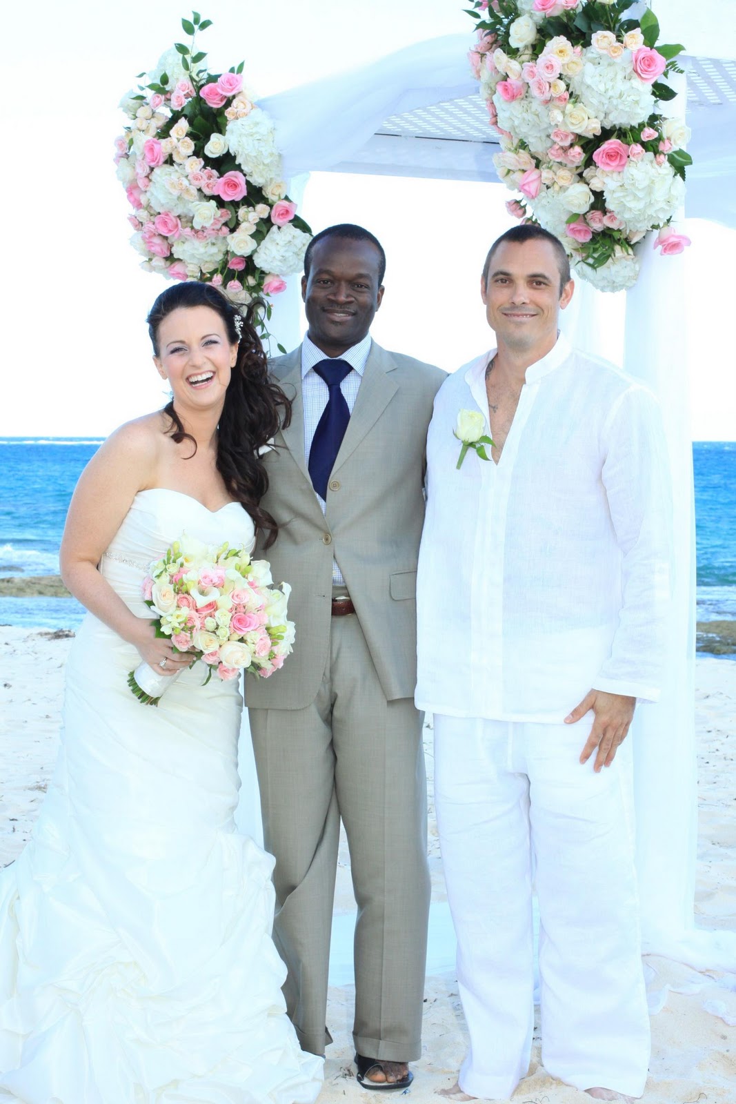 As a Bahamas Beach Wedding