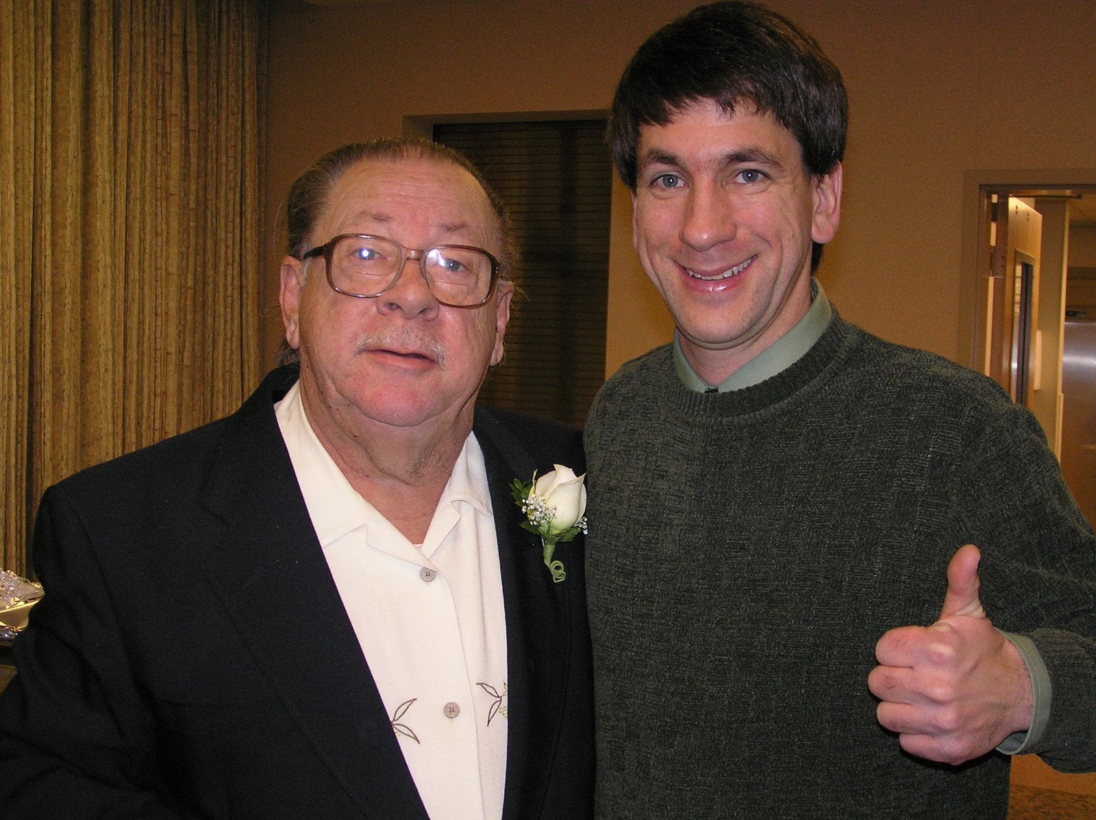 Dad and I on his 50th Wedding