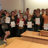 Students of GRM 312 und GRM 356 mit ihren ÖSD Diplomen