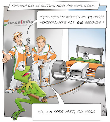 комикс от Нико Хюлькенберга о зеленых технологиях Force India