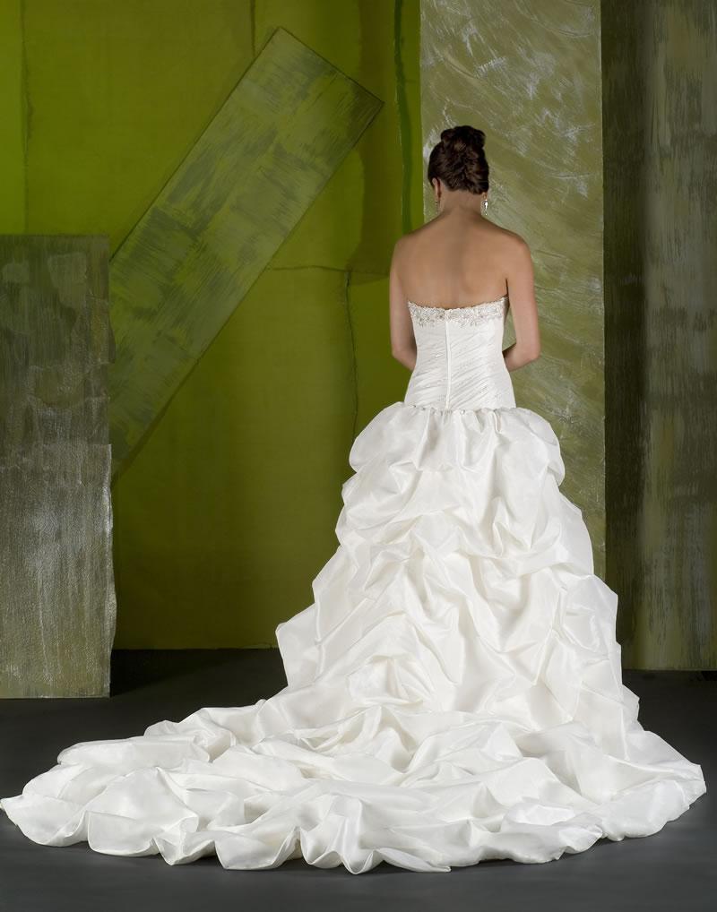Emerald bridal wedding dress