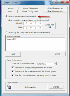 Setting Komputer Untuk Berbagi Keyboard Mouse