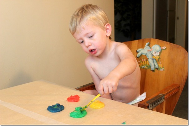 Edible Finger Paint