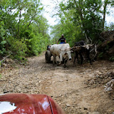 Estrada para Rumo ao vulcão Cerro Negro - León, Nicarágua