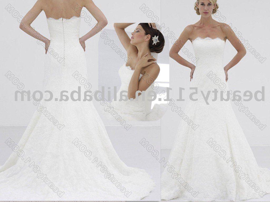 overhelming high quality mermaid lace wedding dress, bridal dress,wedding