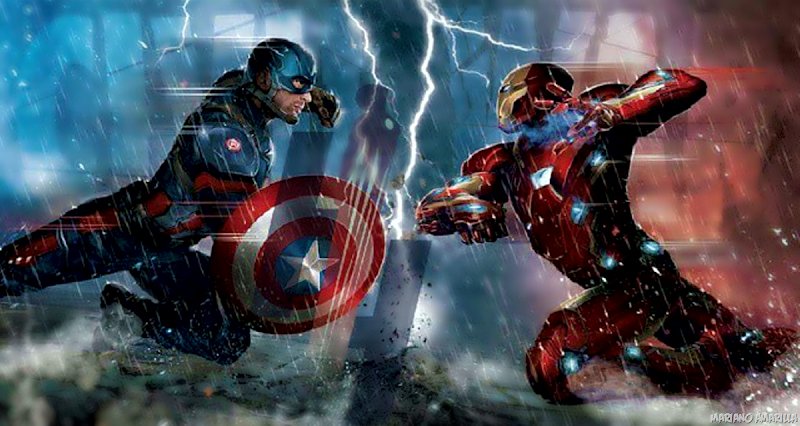 Captain America vs Iron-man