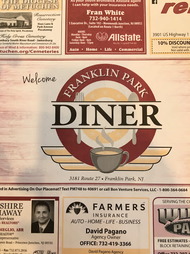 American Restaurant «FRANKLIN PARK DINER», reviews and photos, 3181 NJ-27, Franklin Park, NJ 08823, USA