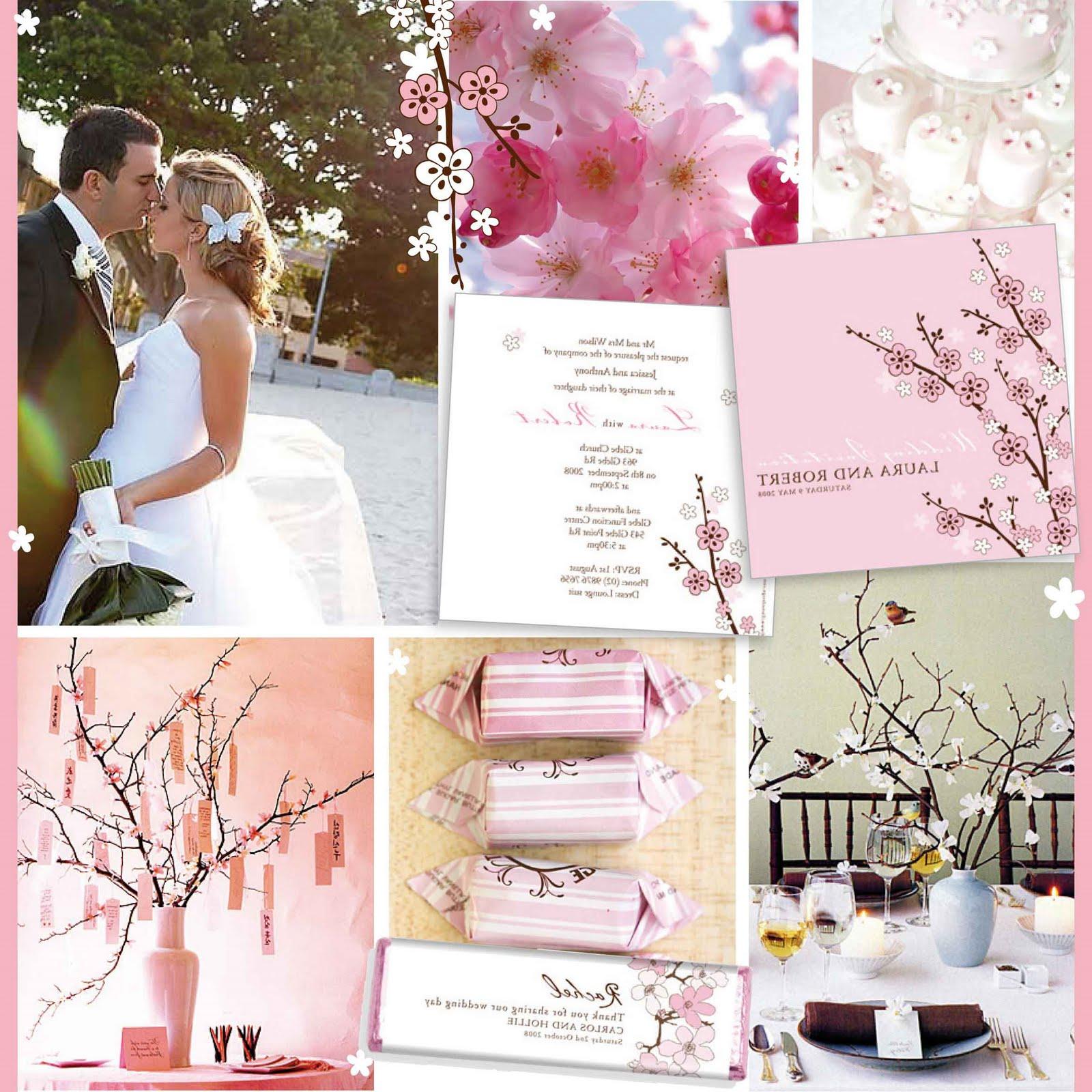 Cherry Blossom Wedding Invite