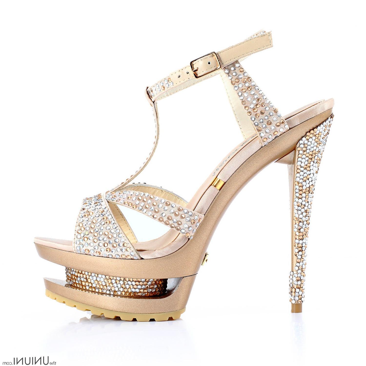 Luxurious Rhinestone Golden