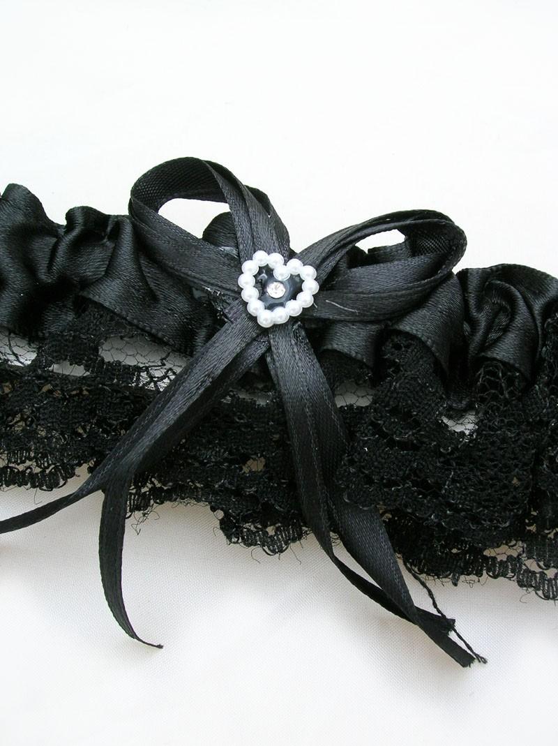 Garter - Black color lace