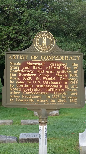 Artist Of The Confederacy Historic Marker