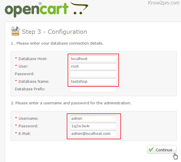 บันทึกการใช้ Opencart – ตอนที่ 1 ทดลองติดตั้งบน Localhost