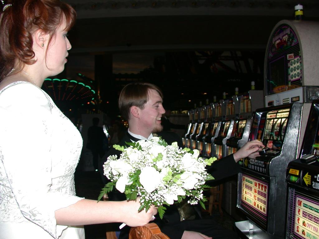 Slots in a Wedding Dress - 9