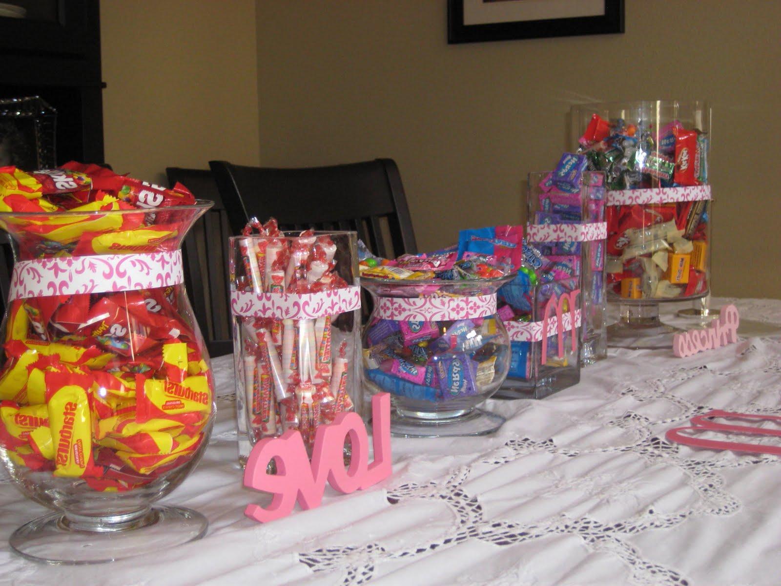The candy buffet