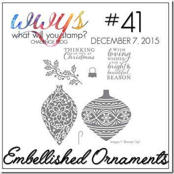 wwys embellished ornaments