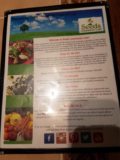 Cafe «Seeds Community Café», reviews and photos, 109 E Pikes Peak Ave, Colorado Springs, CO 80903, USA