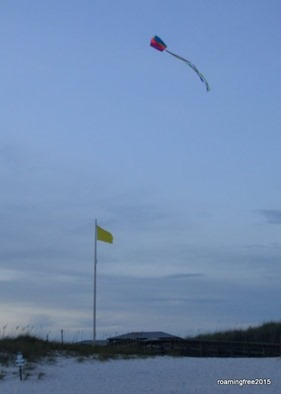 A nice night for kite-flying