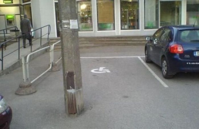 Handicapped are out of luck in