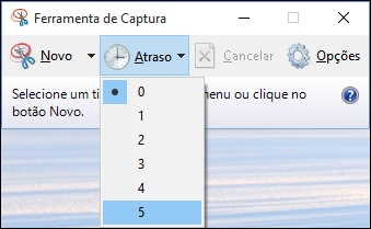 Introdução ao recurso Atraso - Ferramenta de Captura