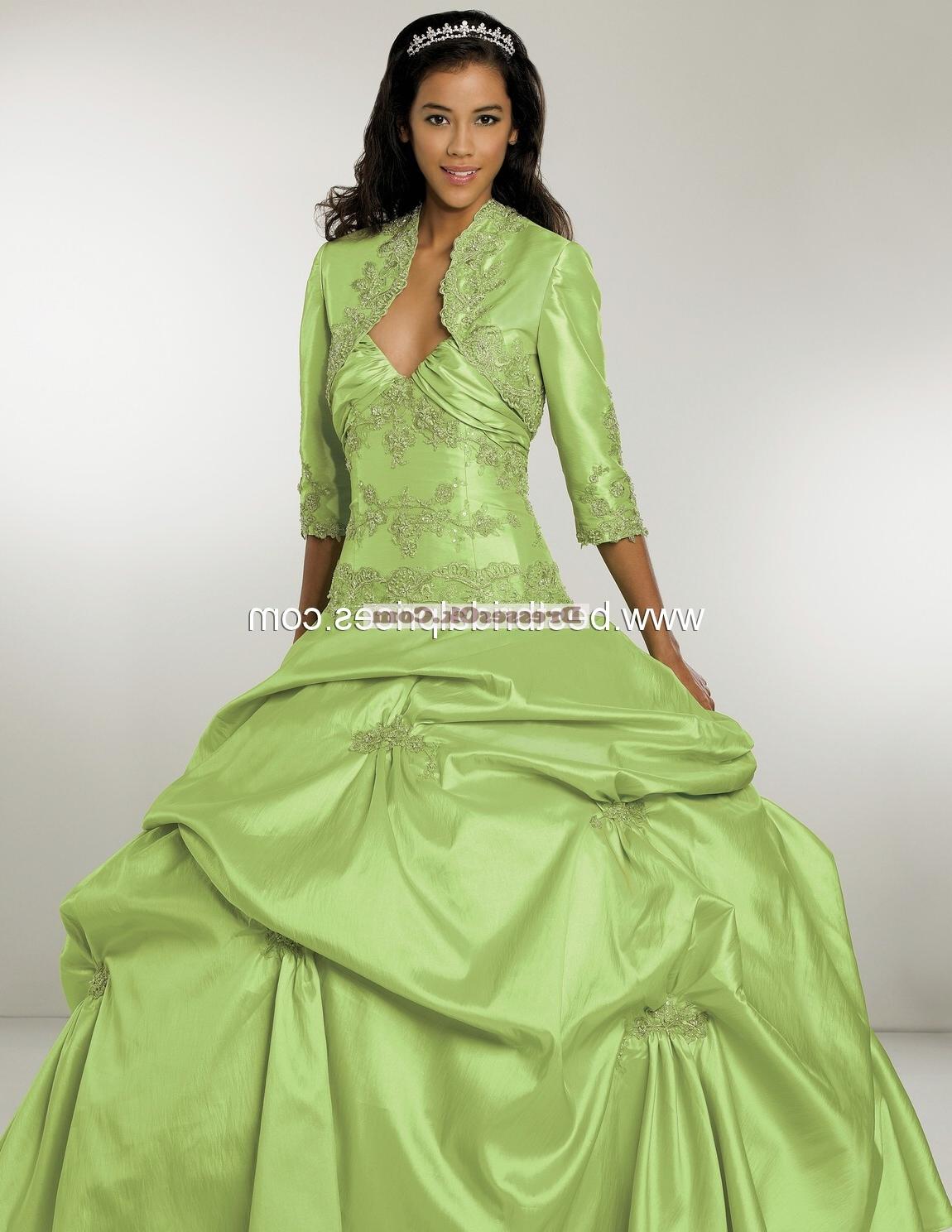 Latest ball gown long sleeves