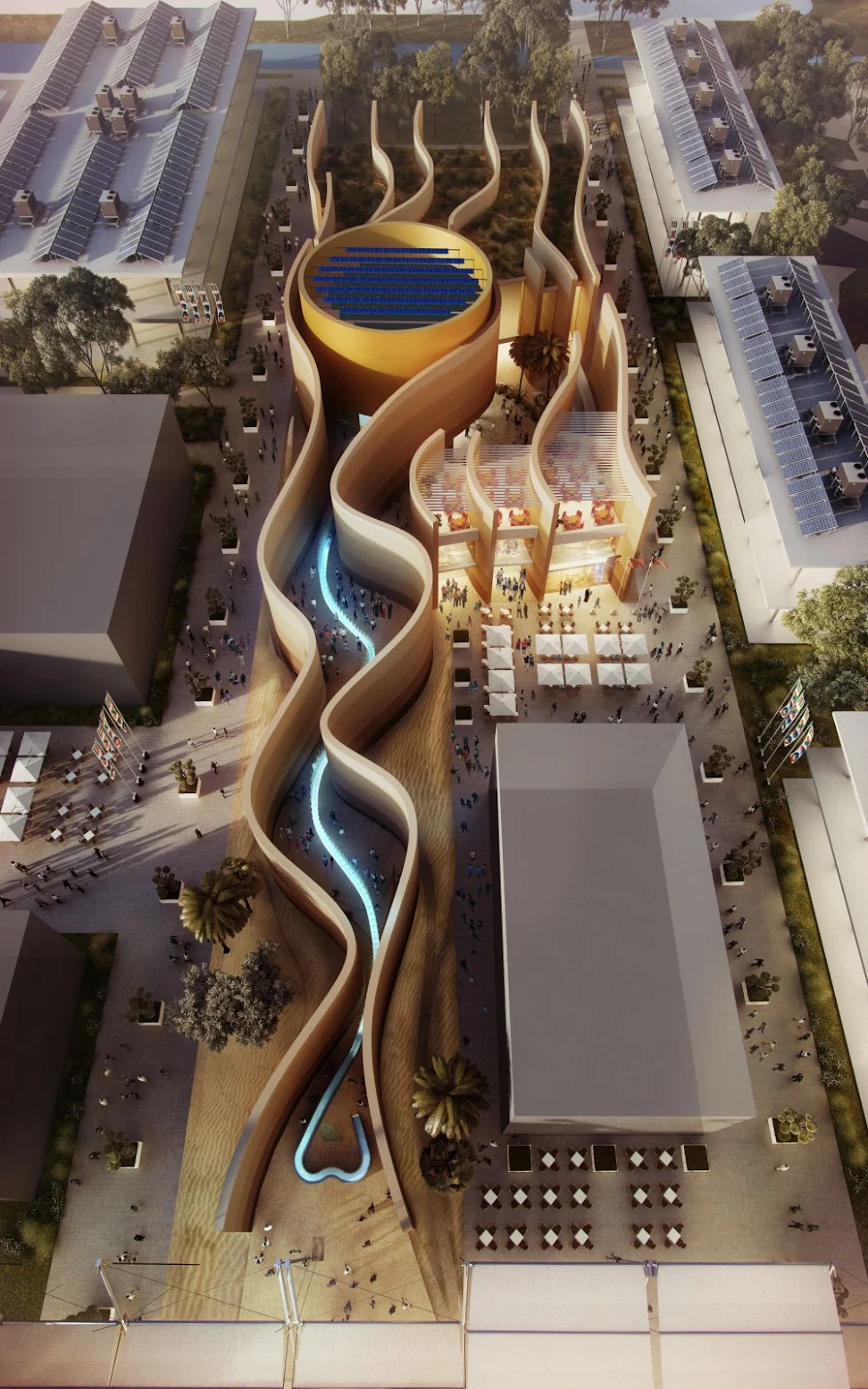 UAE pavilion Expo 2015 by Foster Partners