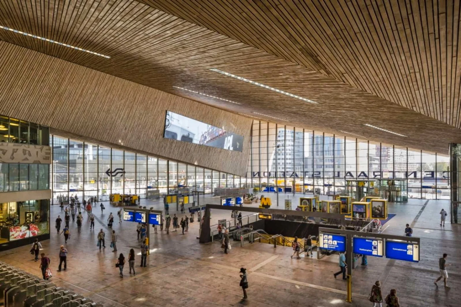 Rotterdam Central Station by MVSA Architects