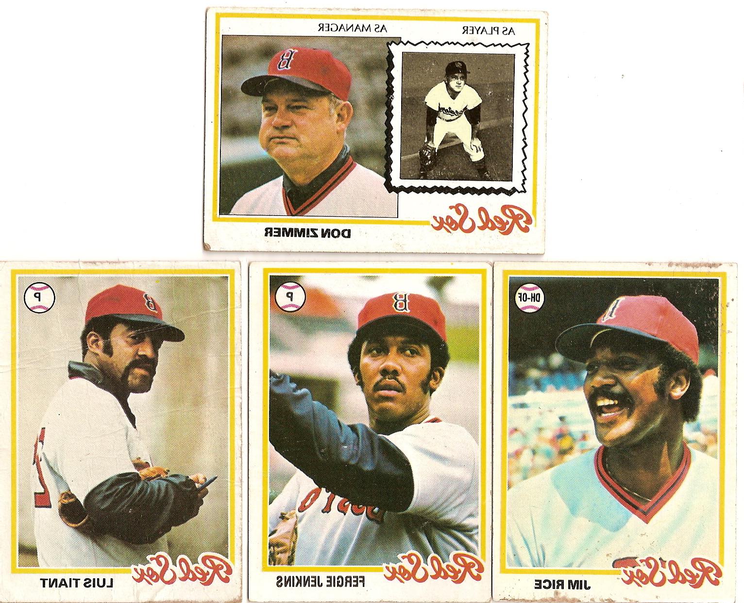 Solid set of Red Sox from 1978