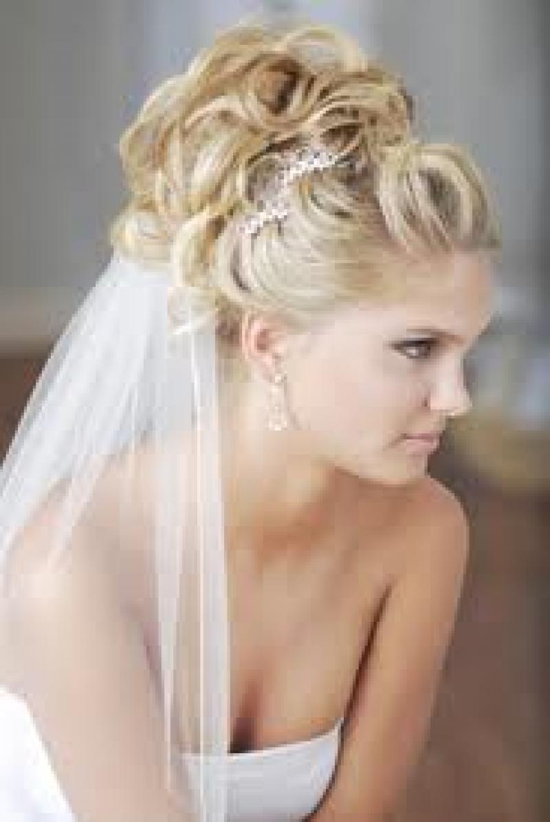 This is romantic updos bridal
