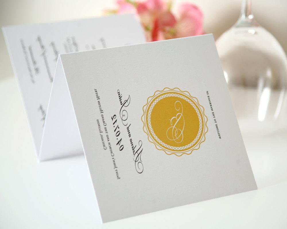 sample wedding program covers