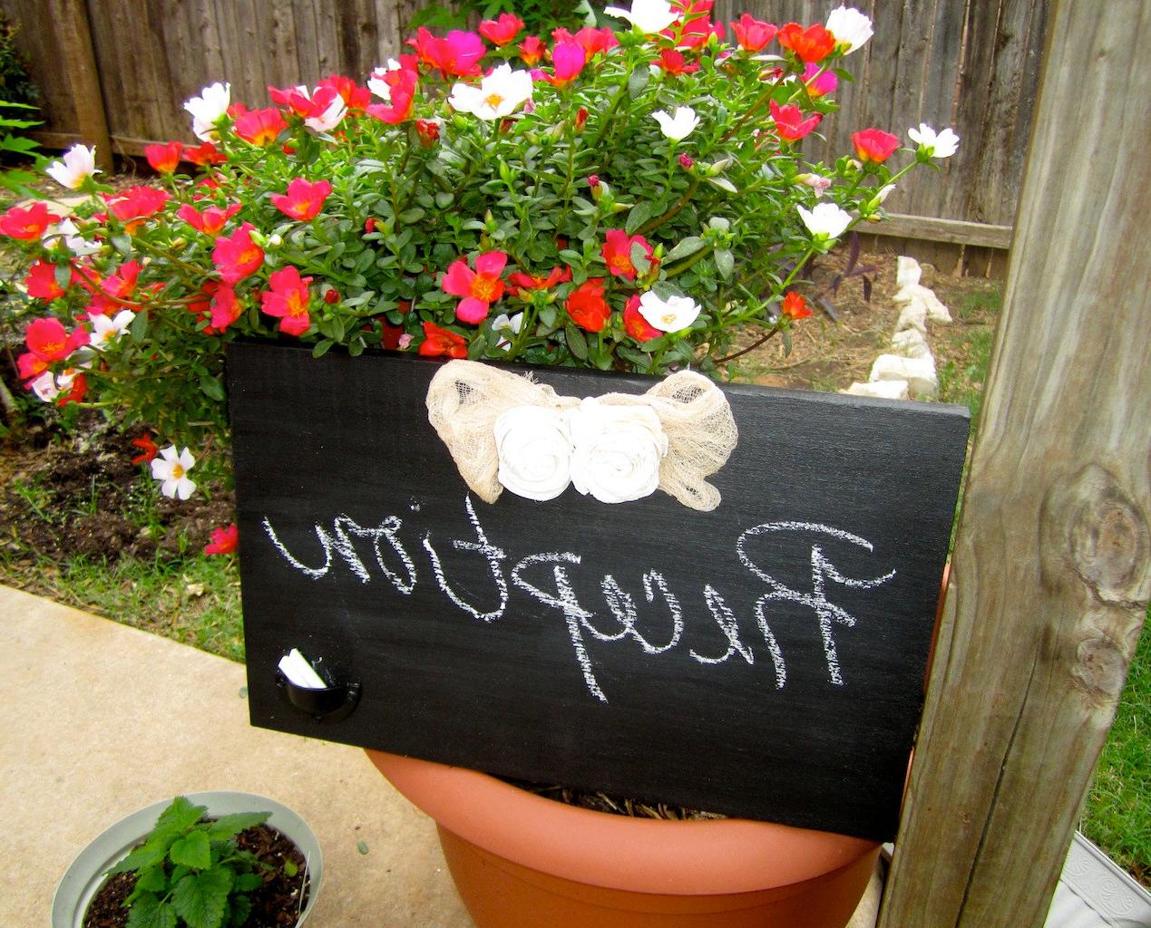 Chalkboard Vintage Wedding