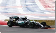 Nico Rosberg nelle prove libere del gran premio degli Stati Uniti 2015