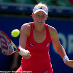 TOKYO, JAPAN - SEPTEMBER 22 :  Alison Riske in action at the 2015 Toray Pan Pacific Open WTA Premier tennis tournament